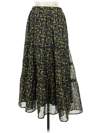 Pre-owned Allegra K Casual Skirt In Gold