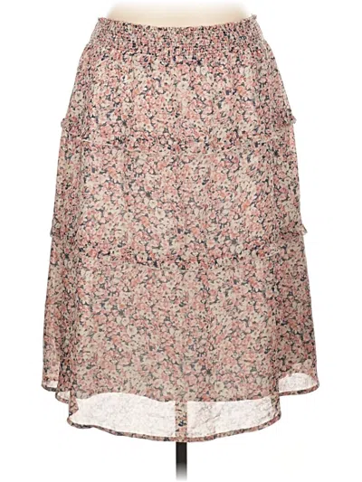 Pre-owned Allegra K Casual Skirt In Ivory
