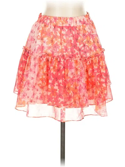 Pre-owned Allegra K Casual Skirt In Pink