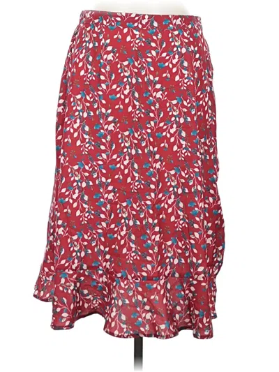 Pre-owned Allegra K Casual Skirt In Red