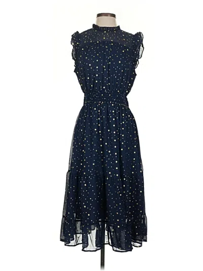 Pre-owned Allegra K Cocktail Dress In Blue