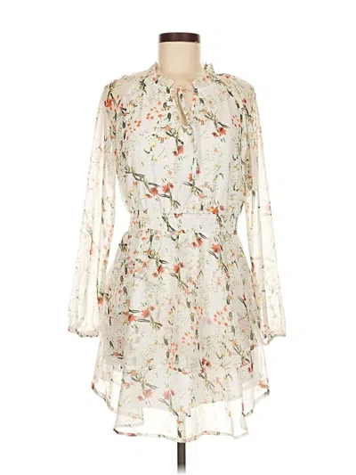 Pre-owned Allegra K Cocktail Dress In White