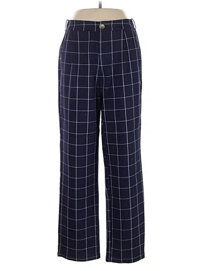 Pre-owned Allegra K Dress Pants In Blue