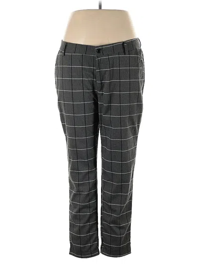 Pre-owned Allegra K Dress Pants In Gray