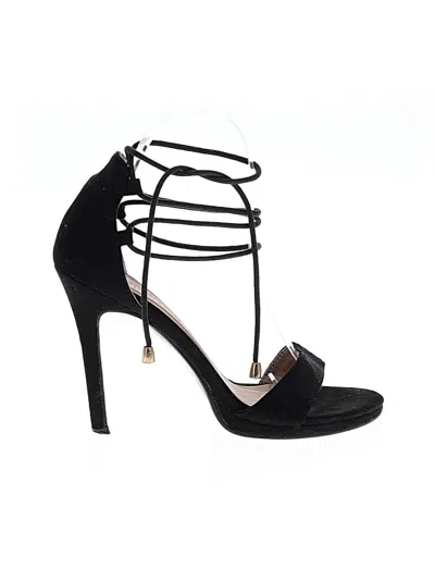 Pre-owned Allegra K Heels In Black