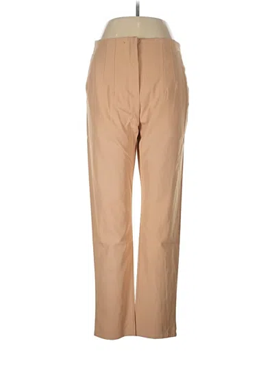Pre-owned Allegra K Khaki Pant In Tan