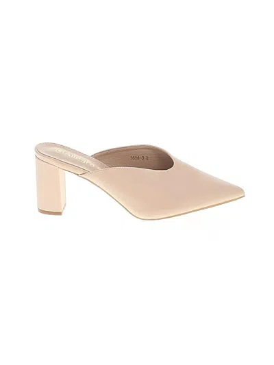 Pre-owned Allegra K Mule/clog In Ivory