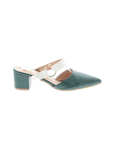 Pre-owned Allegra K Mule/clog In Teal