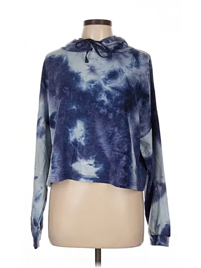 Pre-owned Allegra K Pullover Hoodie In Blue