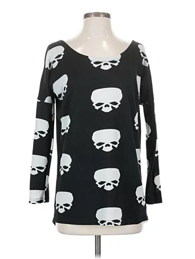 Pre-owned Allegra K Pullover Sweater In Black