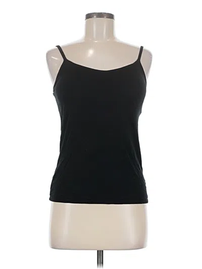 Pre-owned Allegra K Tank Top Black Strapless Neckline Tops