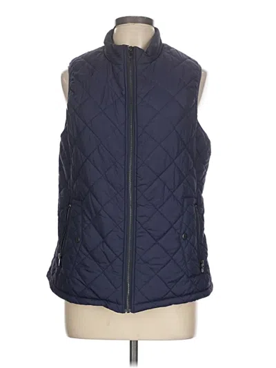 Pre-owned Allegra K Vest In Blue