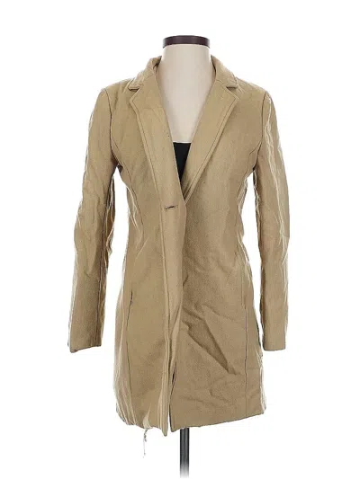 Pre-owned Allegra K Wool Coat In Brown