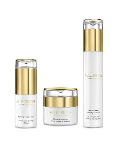 Allegresse 24k Facial Serum + Facial Gel+ Moisturizer 3pc Set