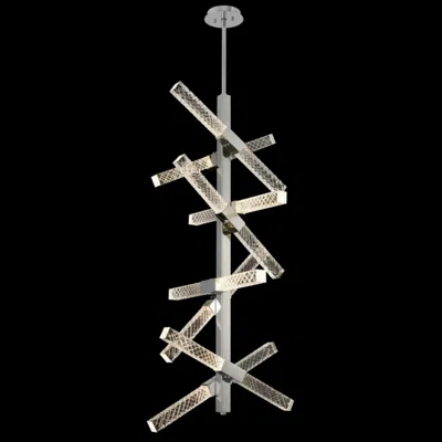 Allegri Apollo 22"w Chrome 16-light Led Foyer Pendant Light