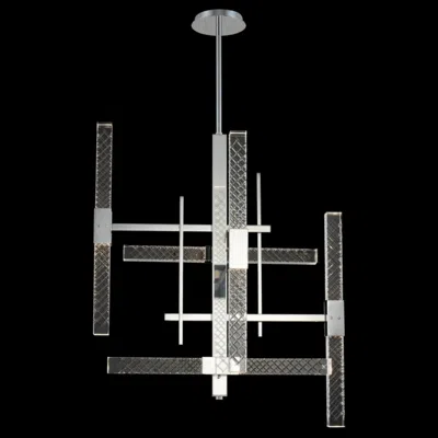 Allegri Apollo 26"w Polished Chrome 10-light Led Chandelier