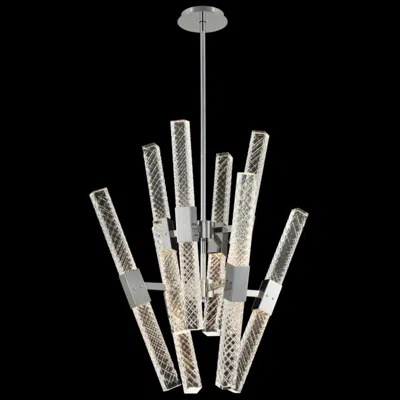 Allegri Apollo 26"w Polished Chrome 16-light Led Chandelier