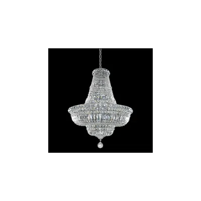 Allegri Betti 25" Wide Chrome Crystal Pendant Light