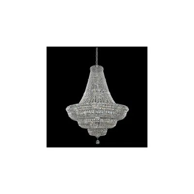 Allegri Betti 36" Wide Chrome Crystal Pendant Light