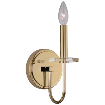 Allegri Bolivar 12" High Champagne Gold Wall Sconce