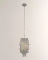 Allegri Crystal By Kalco Lighting 10" Cielo Mini Pendant Light In Metallic