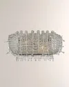 Allegri Crystal By Kalco Lighting 19" Cielo Bathroom Light In Polished Chrome