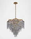 Allegri Crystal By Kalco Lighting Cadere 26" 15-light Crystal Chandelier In Gold