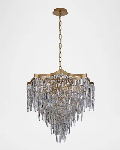Allegri Crystal By Kalco Lighting Cadere 26" 15-light Crystal Chandelier In Gold