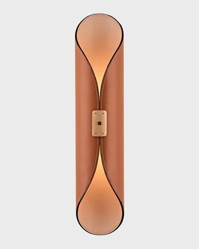 Allegri Crystal By Kalco Lighting Cape Led Wall Sconce In Satin Brass Tan
