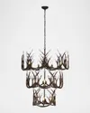 Allegri Crystal By Kalco Lighting Chalet 41" 18-light Chandelier