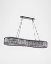 Allegri Crystal By Kalco Lighting Corda 63" 18-light Crystal Island Light