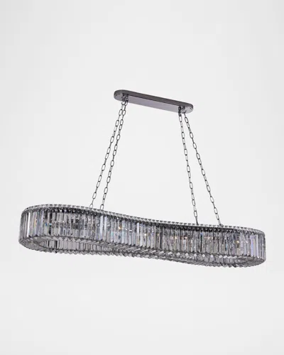 Allegri Crystal By Kalco Lighting Corda 63" 18-light Crystal Island Light