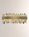 Allegri Crystal By Kalco Lighting Glacier 18" Led Bath Vanity Light In Multi