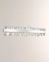 Allegri Crystal By Kalco Lighting Glacier 38" Led Bath Vanity Light In Polished Chrome