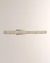 Allegri Crystal By Kalco Lighting Lina 46" Led Bath Light In Polished Chrome
