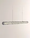Allegri Crystal By Kalco Lighting Lina 46" Led Island Light In Polished Chrome