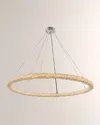 Allegri Crystal By Kalco Lighting Lina 48" Led Pendant Light In Polished Chrome