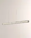 Allegri Crystal By Kalco Lighting Lina 62" Led Island Light In Polished Chrome