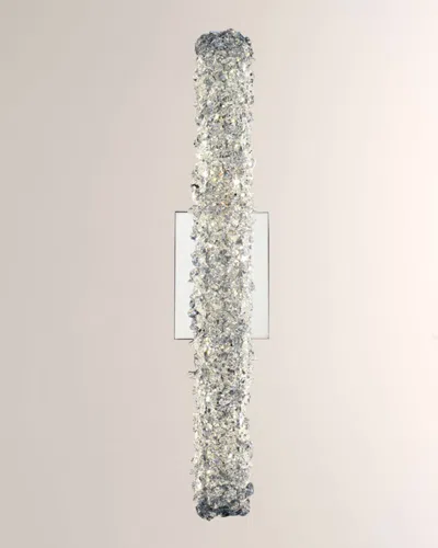 Allegri Crystal By Kalco Lighting Lina Led Wall Sconce In Gray