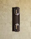 Allegri Crystal By Kalco Lighting Opposto Esterno 18" 2-light Outdoor Led Wall Sconce