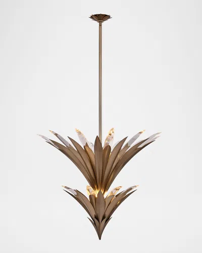Allegri Crystal By Kalco Lighting Roche 9-light 2-tier Chandelier, 31" Tall
