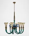 Allegri Crystal By Kalco Lighting Tinta 42" 8-light Chandelier