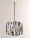 Allegri Crystal By Kalco Lighting Viano 17" Chandelier In Polished Chrome