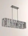 Allegri Crystal By Kalco Lighting Viano 45" Island Light In Polished Chrome