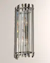 Allegri Crystal By Kalco Lighting Viano Large 18" Wall Sconce In Gray