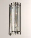 Allegri Crystal By Kalco Lighting Viano Large 18" Wall Sconce In Polished Chrome