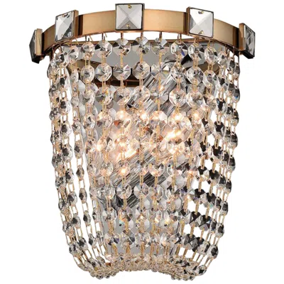 Allegri Impero 9"h Champagne Gold Wall Sconce