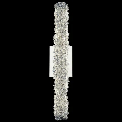 Allegri Lina 22"h Polished Chrome Led Crystal Wall Sconce