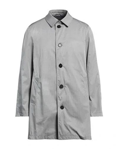 Allegri Man Overcoat & Trench Coat Light Grey Size 42 Polyester In Green