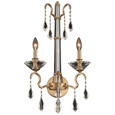 Allegri Valencia 25" High Champagne Gold 2-light Wall Sconce